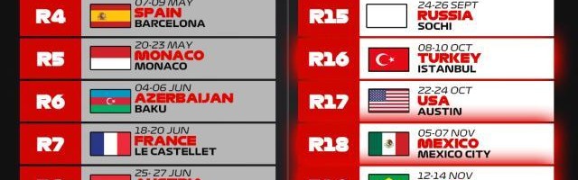 世界杯手机直播-F1公布最新2021年赛历 全年大奖赛减至22场